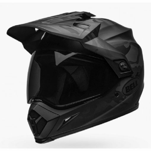 Bell MX 9 Adventure MIPS Stealth Camo Black Dualsport Helmet front