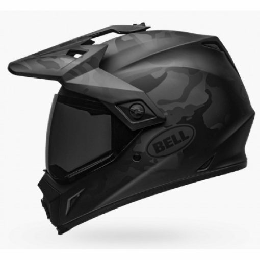 Bell MX 9 Adventure MIPS Stealth Camo Black Dualsport Helmet side 2