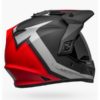 Bell MX 9 Adventure MIPS Switchback Matt Black White Red Dualsport Helmet back