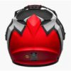 Bell MX 9 Adventure MIPS Switchback Matt Black White Red Dualsport Helmet back 2