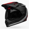 Bell MX 9 Adventure MIPS Switchback Matt Black White Red Dualsport Helmet side 3