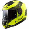 LS2 FF397 Citation Sign Matt Black Fluorescent Yellow Full Face Helmet