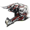 LS2 MX470 Subverter Vodoo Matt Black White Red Motocross Helmet