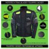 Mototech Trailblazer Tourpro Black Grey Riding Jacket 2