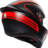 AGV K 1 Multi Warmup Matt Black Red Full Face Helmet1