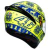 AGV K 1 Top Winter Test Gloss Fluorescent Yellow Blue Full Face Helmet2