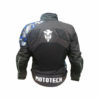 Mototech Scrambler Air Womens Black Blue Motorcycle Jacket1