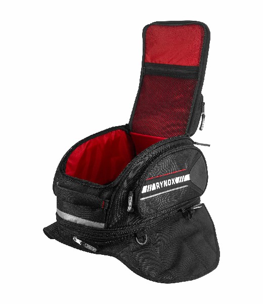 Rynox Optimus V2 Magnetic semi Hard Case Black Tank Bag 5