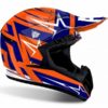 Airoh Switch Startruck Blue Orange Gloss Motocross Helmet 1