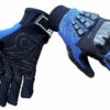 BBG Rider Black Blue Riding Gloves