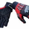 BBG Rider Black Red Riding Gloves