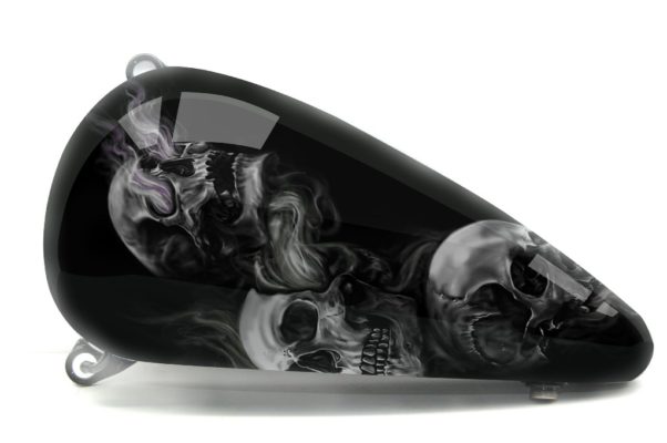 Harley Davidson Fatboy Skull Design 3