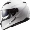 LS 2 FF320 Solid Full Face Gloss White Helmet 1