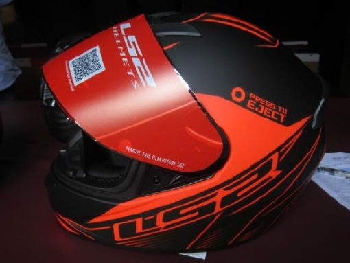 LS2 FF352 Lighter Matt Black Red Full Face Helmet