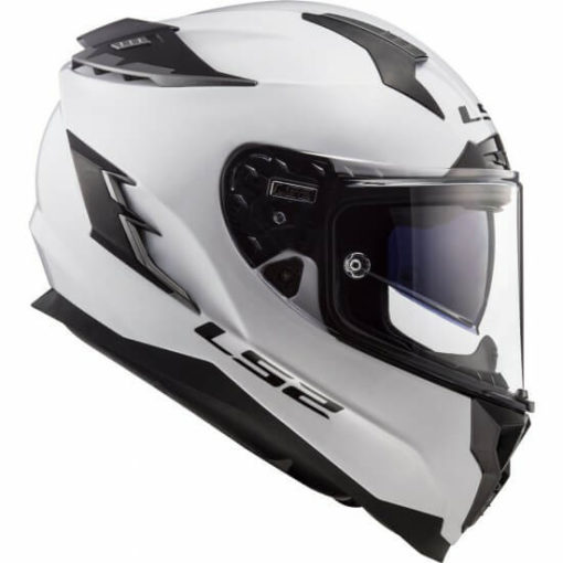 LS2 FF352 Solid Gloss White Full Face Helmet 1