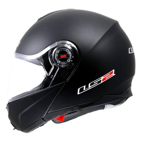 LS2 FF386 Solid Matt Black Flip Up Helmet 3