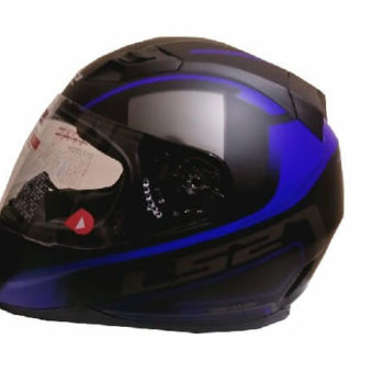 LS2 FF391 Night Breaker Matt Black Blue Full Face Helmet