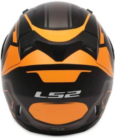 LS2 FF391 Night Breaker Matt Black Orange Full Face Helmet 1
