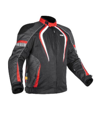Rynox Tornado Pro V3 Black Red Riding Jacket