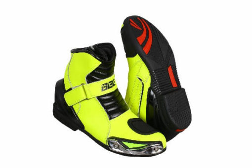 BBG Half Black Fluorescent Yellow Riding Boots