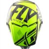 Fly Racing Elite Guild Matt Fluorescent Yellow Grey Black Motocross Helmet 1