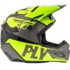 Fly Racing Elite Guild Matt Fluorescent Yellow Grey Black Motocross Helmet 2