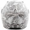 Fly Racing Revolt FS Solid Ink and Needle Gloss White Black Full Face Helmet 1