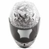 Fly Racing Revolt FS Solid Ink and Needle Gloss White Black Full Face Helmet 2