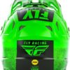 Fly Racing Toxin MIPS Embargo Gloss Green Black Motocross Helmet 1
