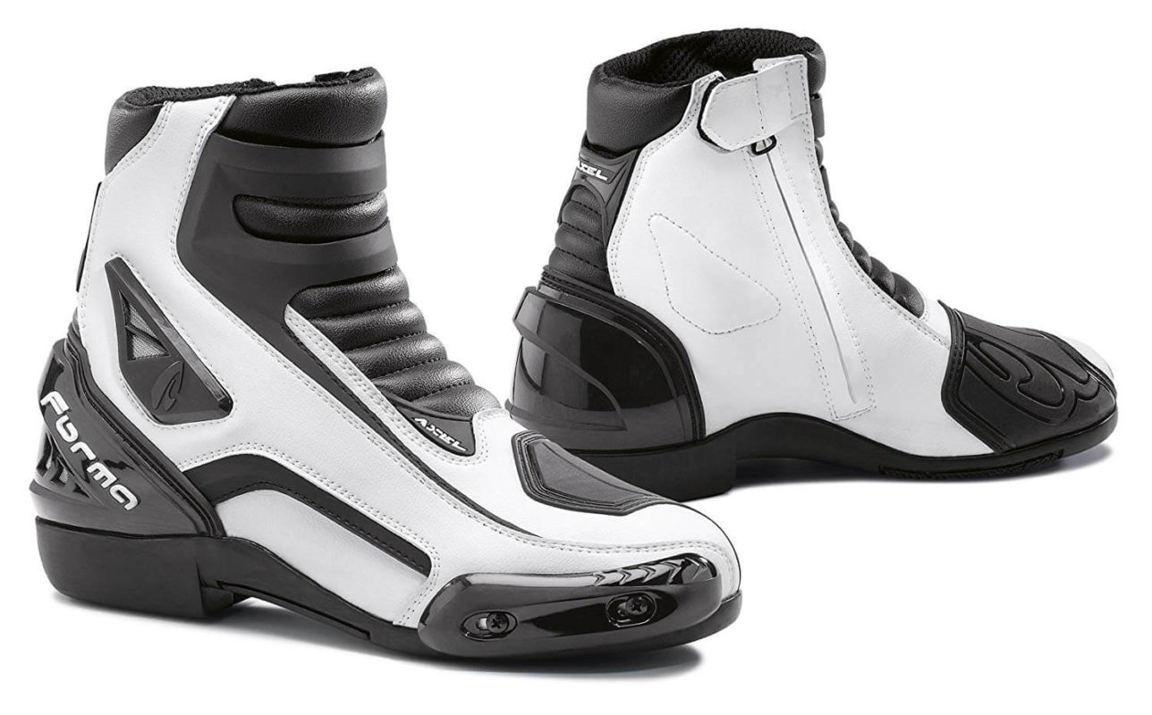 Forma Axel Black White Riding Boots | Custom Elements