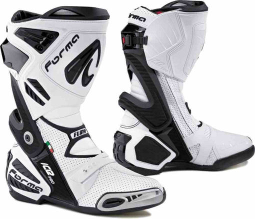 Forma Ice Pro Flow White Black Riding Boots