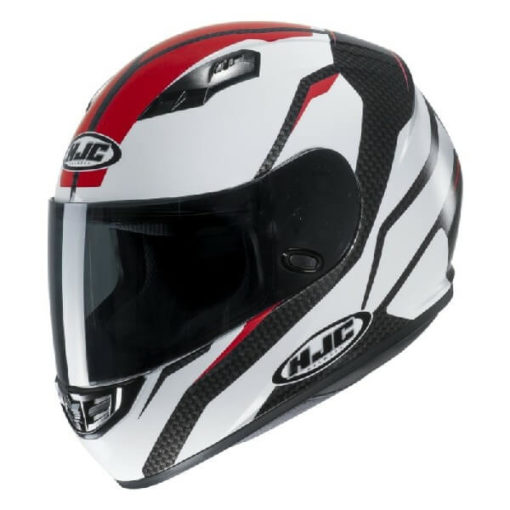 HJC CS 15 Sebka MC1 Matt White Red Black Full Face Helmet