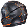 HJC CS 15 TRION MC6HSF Matt Black Orange Grey Full Face Helmet 1