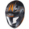 HJC CS 15 TRION MC6HSF Matt Black Orange Grey Full Face Helmet 2