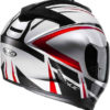 HJC IS 17 Cynapse MC1 Gloss Black White Red Full Face Helmet 1