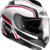 HJC IS 17 Cynapse MC1 Gloss Black White Red Full Face Helmet