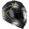 HJC IS 17 Lank MC4HSF Matt Black Fluorescent Yellow Full Face Helmet 1