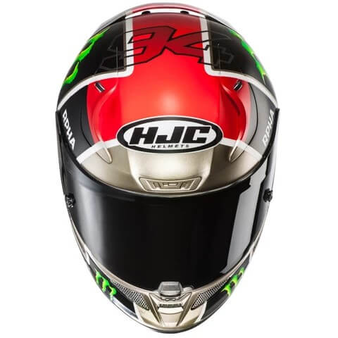 HJC RPHA 11 Jonas Folger Replica MC1SF Black White Red Silver Full Face Helmet 1