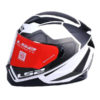 LS2 FF320 Axis Matt Black White Full Face Helmet