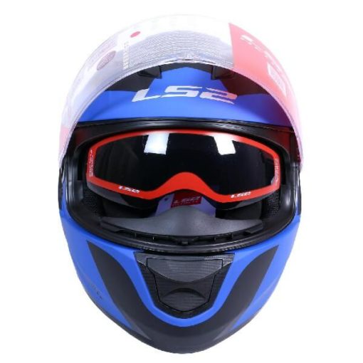 LS2 FF320 Damitry Matt Blue Black Full Face Helmet 1