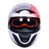 LS2 FF320 Damitry Matt White Black Full Face Helmet 1