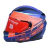 LS2 FF320 Ixel Matt Blue Fluorescent Orange Full Face Helmet