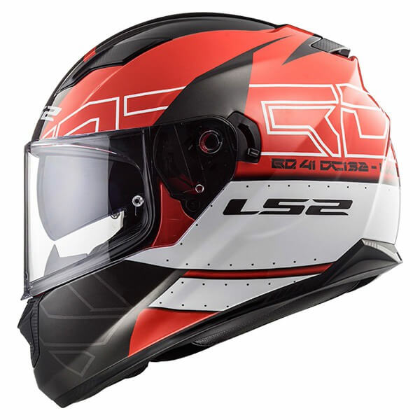 LS2 FF320 Stream Evo Kub Matt Red Black Full Face Helmet | Custom Elements