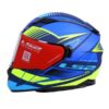 LS2 FF320 Trepid Matt Blue Fluorescent Yellow Full Face Helmet