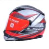 LS2 FF320 Trepid Matt Grey Red Full Face Helmet