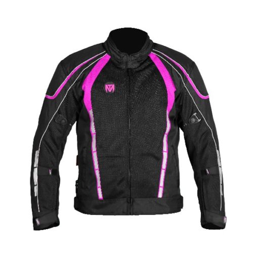Mototorque Blade Ladies Black Pink Riding Jacket
