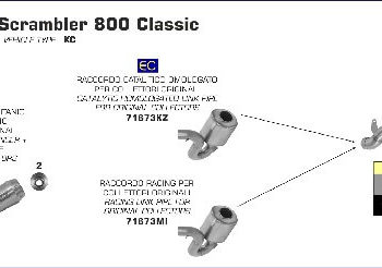 Arrow Racing Kit for Ducati Scrambler 800 2017 1