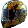 LS2 FF320 Chameleon Snake Gloss Green Full Face Helmet