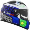 LS2 FF328 Stream Evo Couture Matt Black Blue Full Face Helmet 3