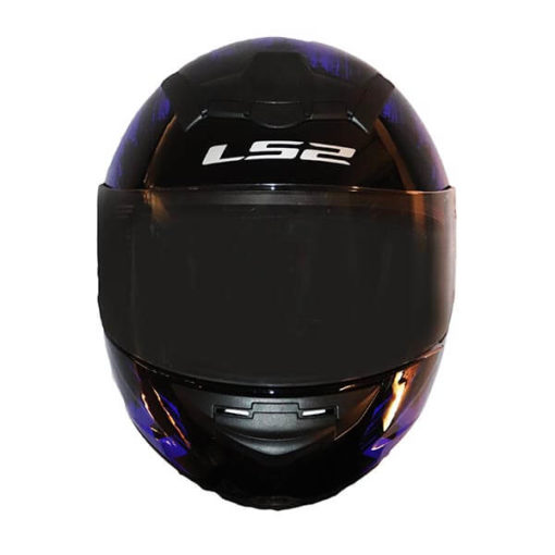 LS2 FF352 Chroma Gloss Black Blue Full Face Helmet1